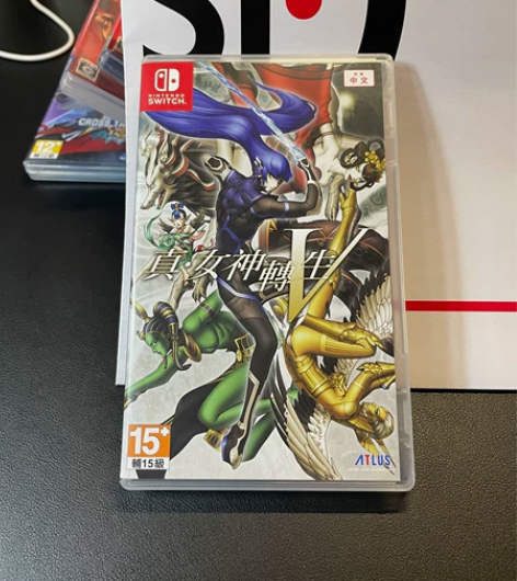 海外版真女神转生5港版switch游戏卡带...
