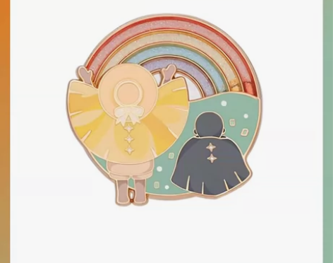 光遇 三周年彩虹徽章【现货】包邮 游戏周边...