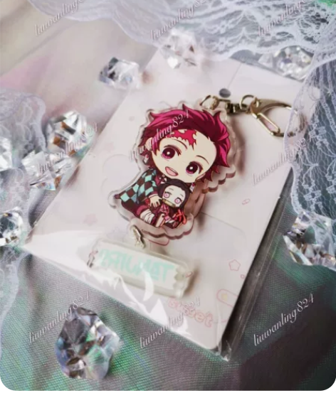 鬼灭之刃 灶门炭治郎 同人 亚克力挂件 钥...