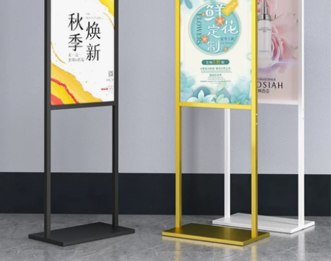 商场广告牌展示牌立式kt板支架落地立牌指示...