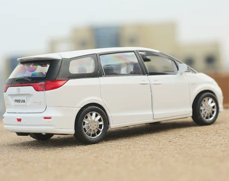升辉1:32丰田大霸王合金汽车模型普瑞维亚...