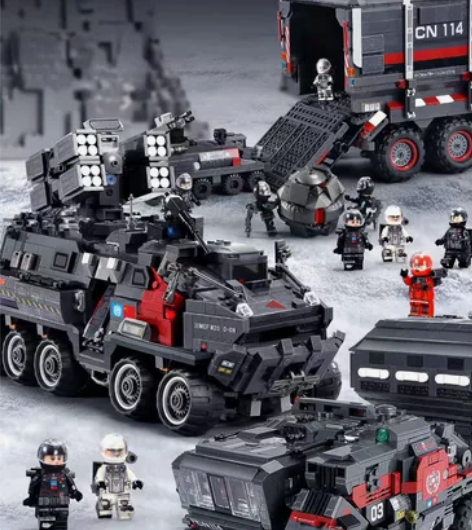 森宝兼容乐高流浪地球系列运载车行星发动机空...