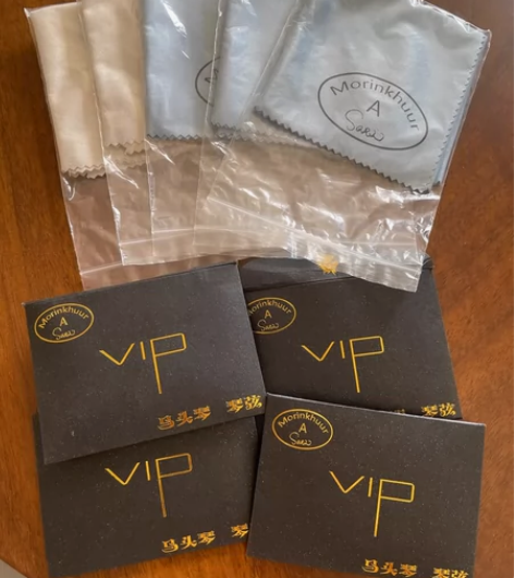 马头琴专用擦琴布 灰色/蓝色 买琴带拍