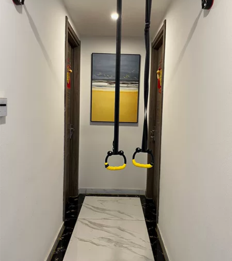 健身架闲置，刚买两个月，觉得实在杠地方。闲...