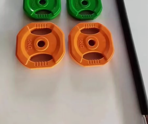 【低价包邮出】莱美杠铃  彩色包胶杠铃片 ...