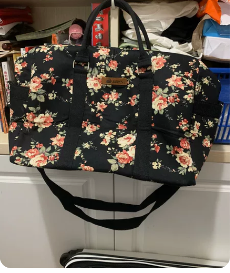 Nantita 款式 帆布 旅行包 花朵款...