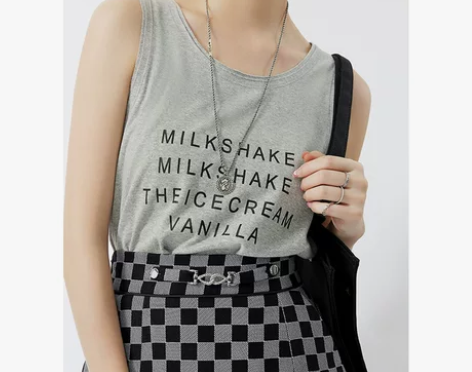 美洋MEIYANG 沙滩俱乐部背心 字母印...