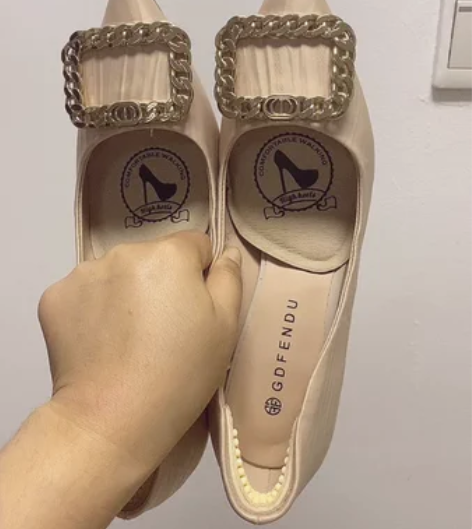 高跟鞋,34码,跟高7厘米,闺蜜结婚伴娘穿...