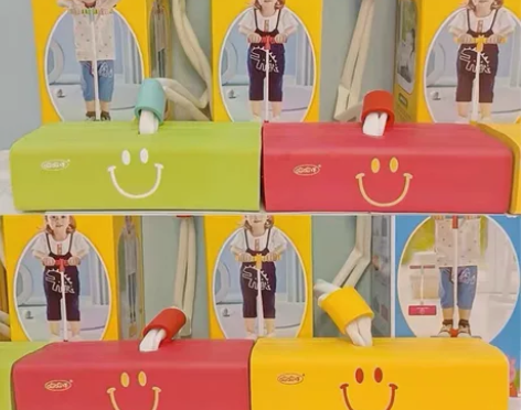 哈哈球青蛙跳儿童跳跳杆幼儿园训练平衡弹跳跳...