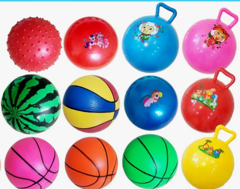 儿童玩具皮球篮球足球幼儿充气玩具球手抓球西...