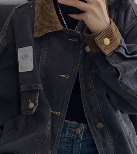 ORGEING 焦迈奇同款复古做旧水洗灯芯...