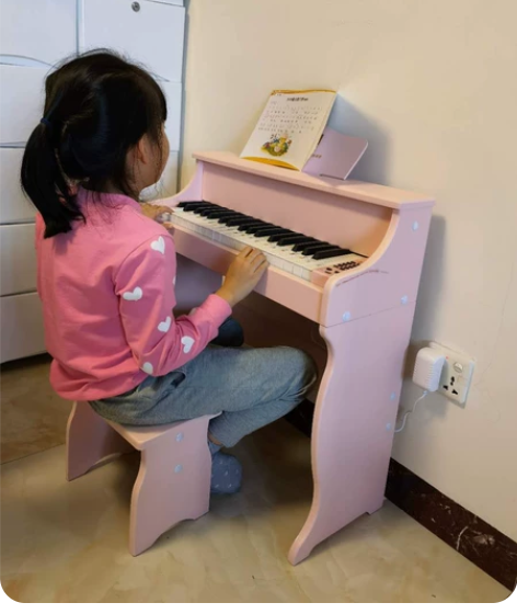 儿童小钢琴木制电子琴 功能完好无损。 配件...