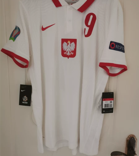 2020欧洲杯波兰主场球员版球衣 全新带吊...