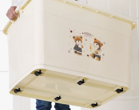 收纳箱塑料加厚防水特大号户外家用衣服被子玩...