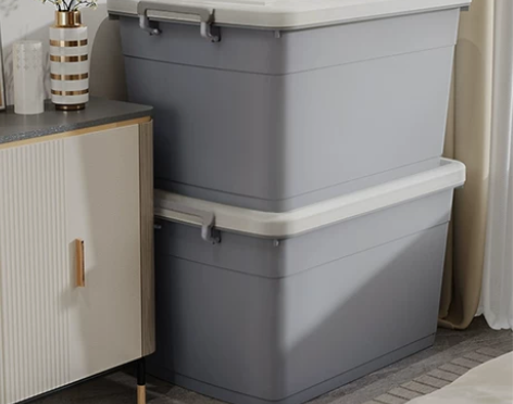 佳帮手加厚特大号收纳箱塑料衣服储物盒神器大...