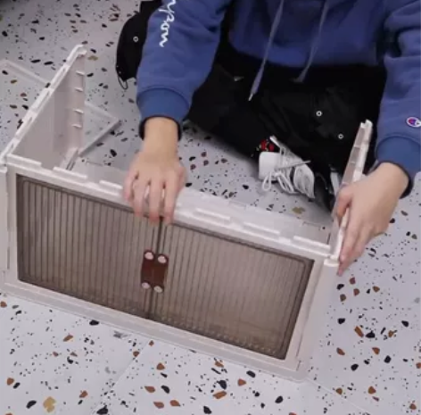 家具城处理折叠收纳箱加厚收纳双开门收纳箱免...