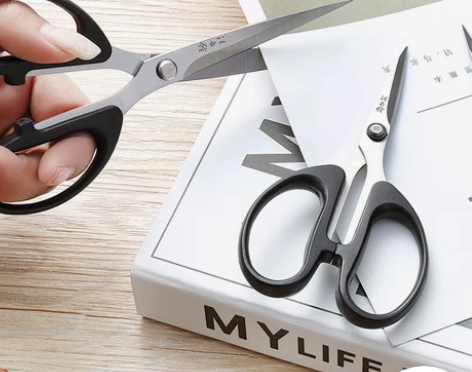 办公剪刀汪吾铨剪刀家用剪不锈钢手工小剪纸剪刀