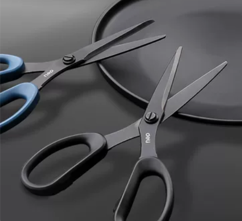 得力剪刀家用办公儿童安全手工用剪子学生剪纸...