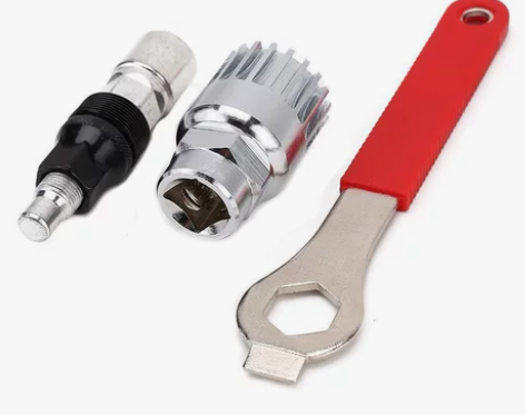 自行车中轴拆卸工具曲柄牙盘拆卸工具中轴套筒扳手拉马拆牙盘工具