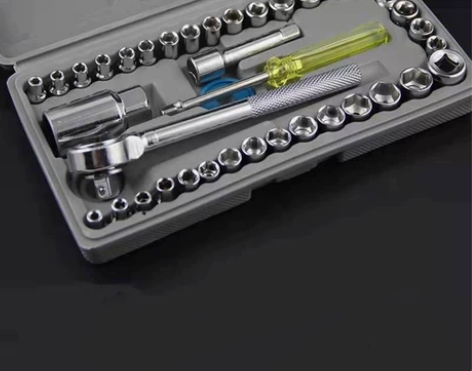 汽车维修工具套装工具摩托车小棘轮工具套筒扳...