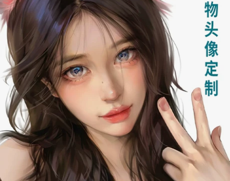 手绘插画设计漫画绘本代画Q版卡通人物头像定...