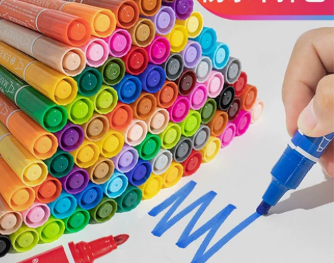 【全新】斯尼尔大双头油性记号笔 24色30...