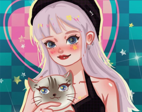 手绘 头像 插画 头像定制 鸭鸭风 感兴趣...