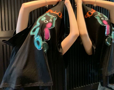 [第二件五折]夏天家定制网红大版纯棉t恤女...