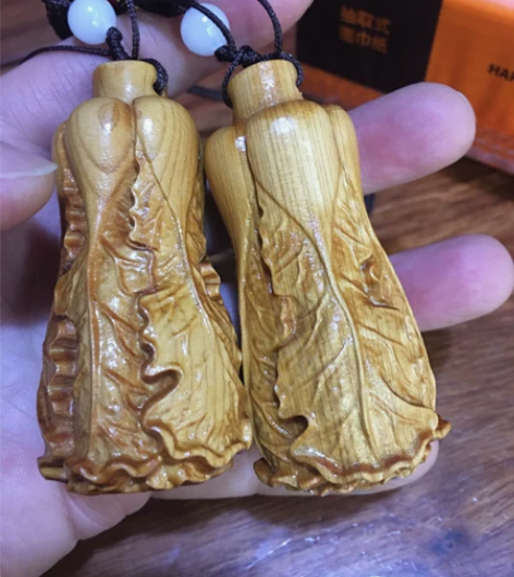 年底清仓崖柏木（白菜.摆财）手摆件 感兴趣...