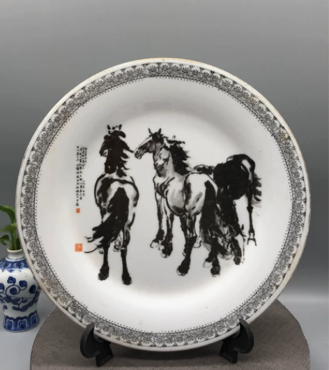 醴陵老赏盘，品相完整 感兴趣的话点“我想要...