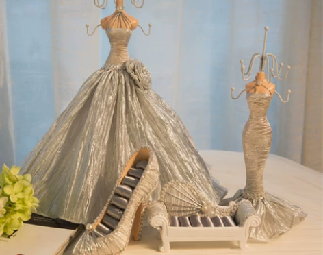 【全新】梳妆台首饰架创意摆件、首饰展示架、耳环架、项链展示... 【全新】梳妆台首饰架创意摆件、首饰展示架、耳环架、项链展示...