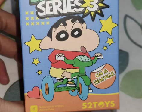 蜡笔小新日常系列3盲盒骑车车 写作业(已出)，1个，39元/...