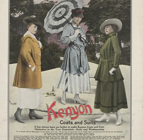 vintage欧美服装史素材 19世纪复古...