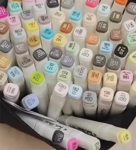 【240到300色Touch马克笔黑白杆】...