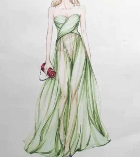 代画服装效果图，白菜价看主页的成品哦！定制...