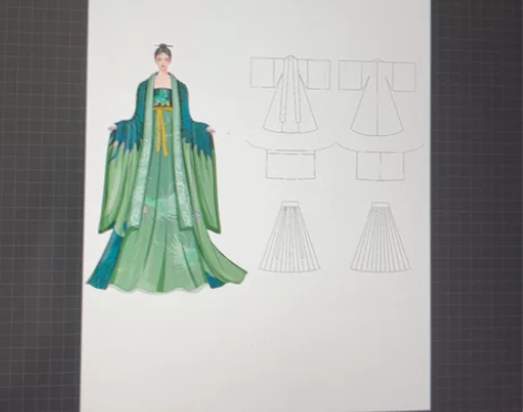 出各种线稿草图 可设计 可临摹 款式图 效...