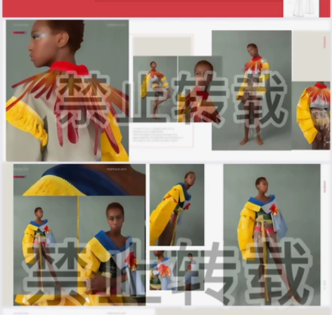 服装设计留学作品集辅导 五年艺术留学作品集...