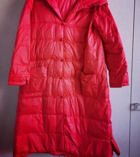 复古盘扣羽绒服，曾经很喜欢这个款式，去年又...