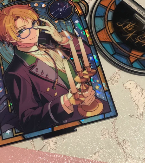 出 偶像梦幻祭游木真星向立牌+心晴吧唧 可...