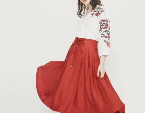 Vero Moda2018夏季新款绑带装饰...