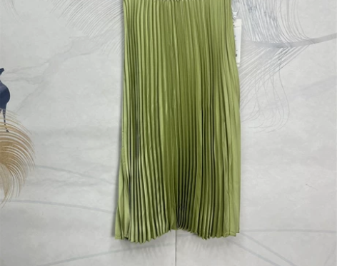 炫Y高腰小个子百褶a字半身裙2023年夏季...