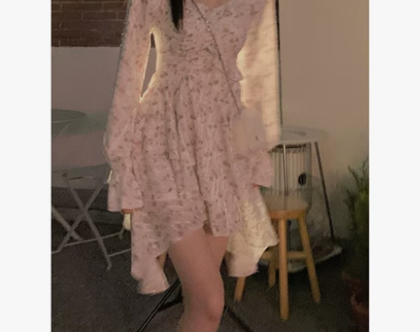 DREAM+SEVEN77+不规则荷叶边碎...