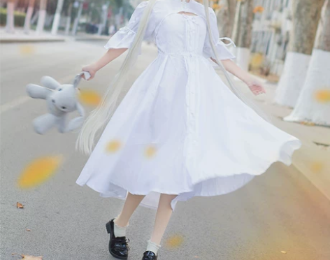 猫老师  Cosplay女装 穹妹假发+兔...