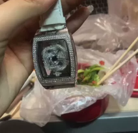 DAVENA蒂玮娜时来运转扑克女神手表女款...