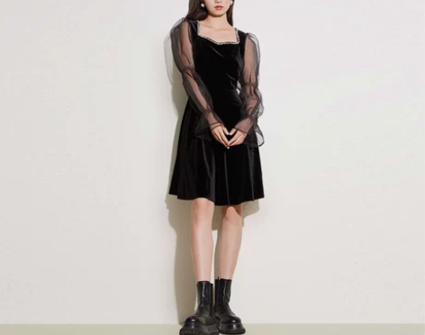 暂下架Vero Moda连衣裙甜美公主风时...