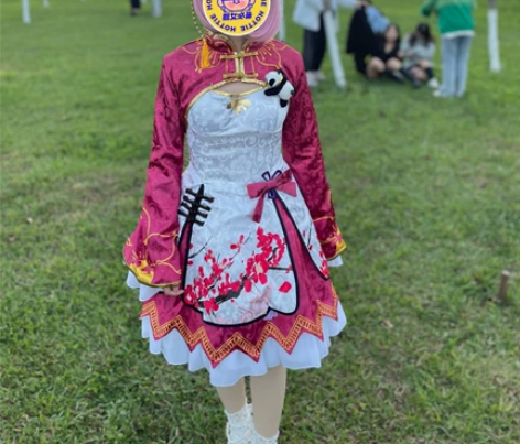#Cosplay 出拉姆cos服旗袍大全套...