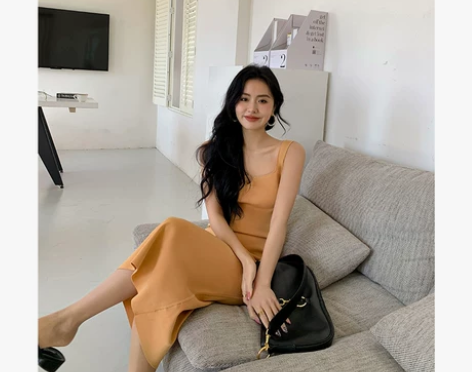 ADA+MISS春夏2023新款无袖吊带打...