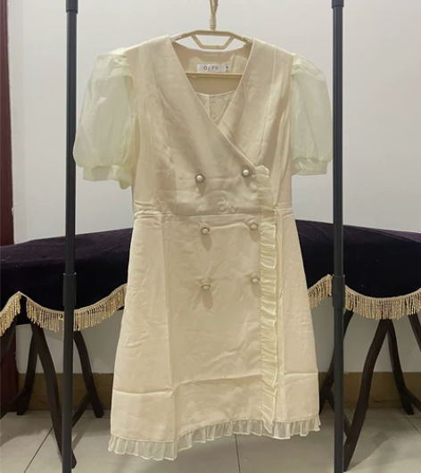 赫本轻熟风御姐小个子洋气裙子气质蹦迪法式复...