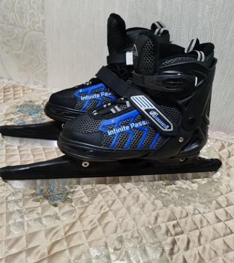 速滑冰刀鞋九成新39—42码 感兴趣的话点...