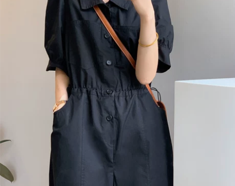 法国Rouje Damas薄款工装连体裤小...